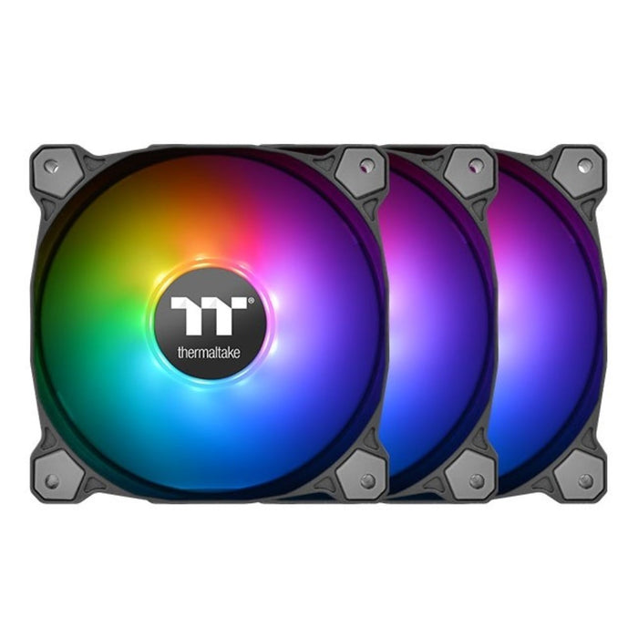 Thermaltake Pure 12 ARGB 120mm Radiator Case Fan - Black - 3-Fan Pack - PakByte Computers
