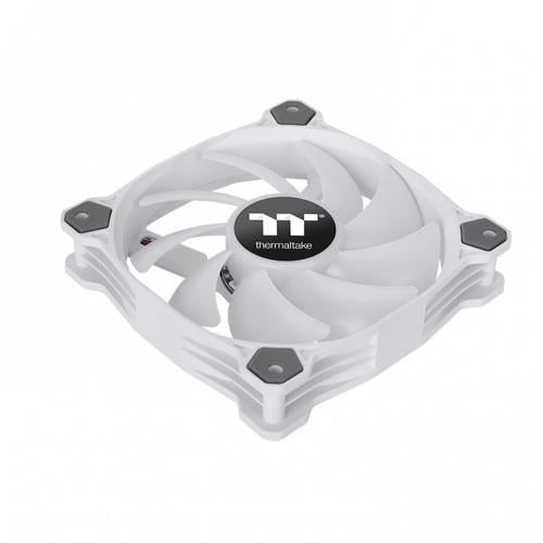 Thermaltake Pure 12 ARGB 120mm Radiator Case Fan - White - 3-Fan Pack - PakByte Computers