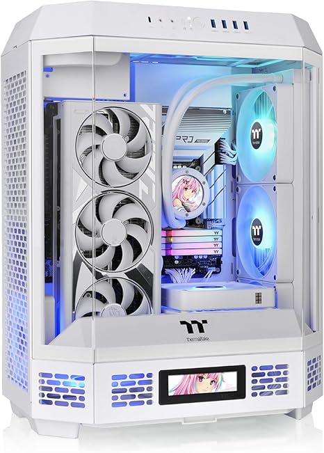 Thermaltake Tower 600 Mid-Tower ATX Case - Snow - PakByte Computers