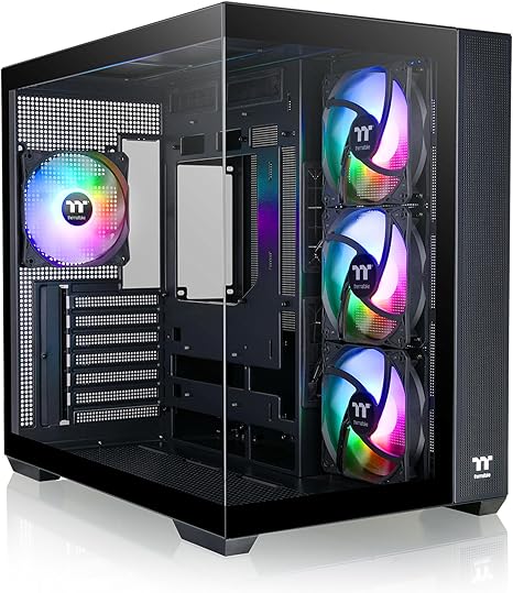 Thermaltake View 380 TG ARGB ARGB Mid Tower ATX Case - Black - PakByte Computers