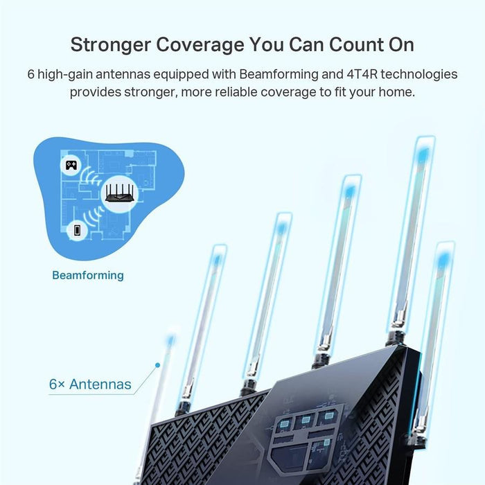 TP-Link Archer AX73 AX5400 Dual-Band Gigabit Wi-Fi 6 Router - PakByte Computers
