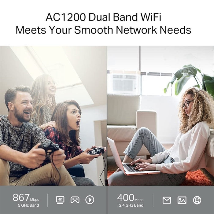 TP-Link Archer C64 AC1200 Dual-Band Gigabit Wi-Fi Router - PakByte Computers