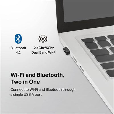 TP-Link Archer T2UB Nano AC600 Nano Wi-Fi Bluetooth 4.2 USB Adapter - PakByte Computers
