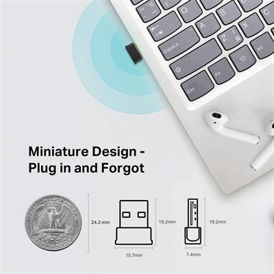 TP-Link Archer T2UB Nano AC600 Nano Wi-Fi Bluetooth 4.2 USB Adapter - PakByte Computers