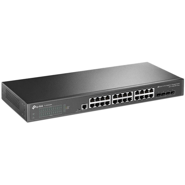 TP-Link TL-SG3428X JetStream 24-Port Gigabit 4 10GE SFP + Slots L2+ Managed Switch - PakByte Computers