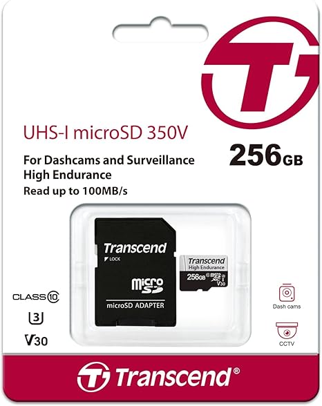 Transcend 256GB Micro SD Memory Card - PakByte Computers