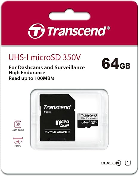 Transcend 64GB Micro SD Memory Card - PakByte Computers