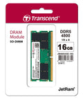Transcend JetRam 16GB 4800MHz C40 DDR5 SO-DIMM Laptop Memory - PakByte Computers