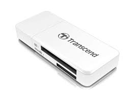 Transcend RDF5 Card Reader - White - PakByte Computers
