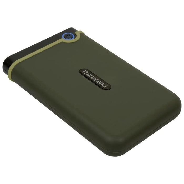 Transcend StoreJet 25M3G 2TB USB 3.1 Gen 1 External Hard Drive – Military Green
