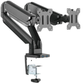 Twisted Minds TM-26-C012U Premium Dual Gas Spring Pole Mounted Monitor Arm - PakByte Computers