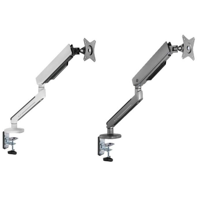 Twisted Minds TM-54-C06-W Single Monitor Arm with USB RGB - White