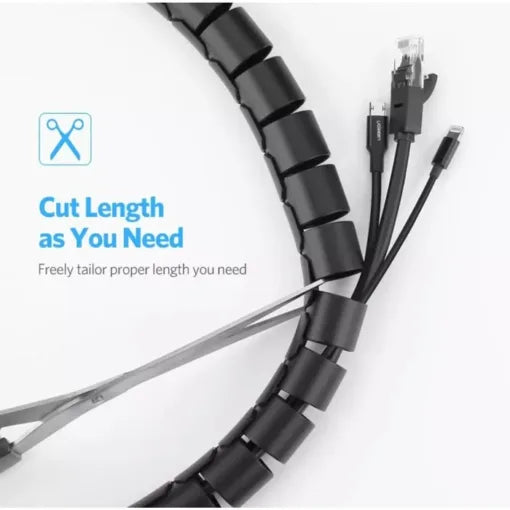UGREEN 30820 Cable Protection Tube Dia 25mm 5M – Black