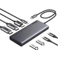 UGREEN 35625 Triple Monitor USB-C Hub 8-Port Docking Station Multi Display Adapter