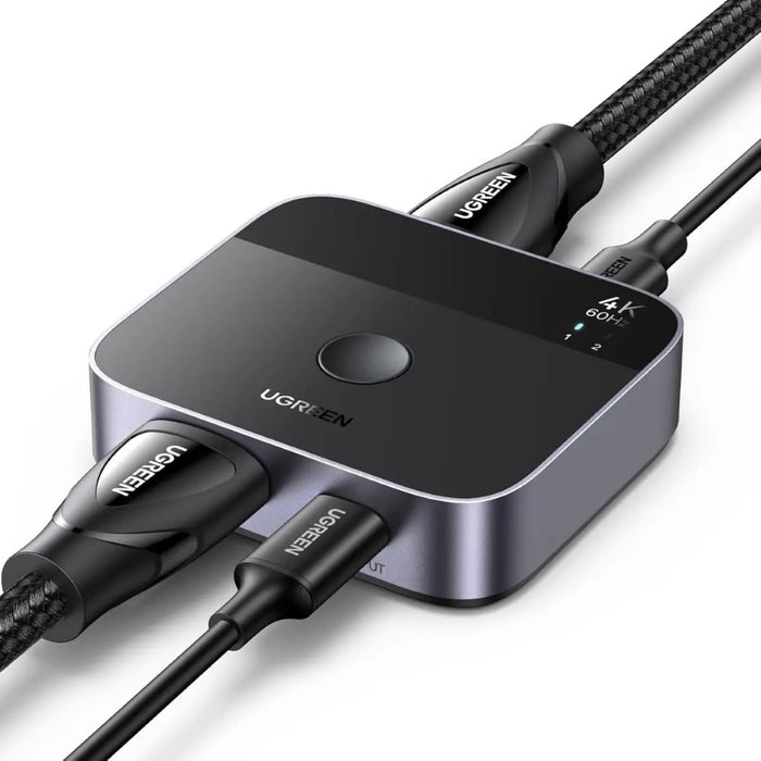 UGreen 55452 USB-C+HDMI Switch 2-in-1 Out 4K@60Hz Aluminum Switcher for Laptops