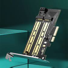 UGREEN 70504 M.2 NVMe to PCIe 3.0 Adapter Card with SATA Support