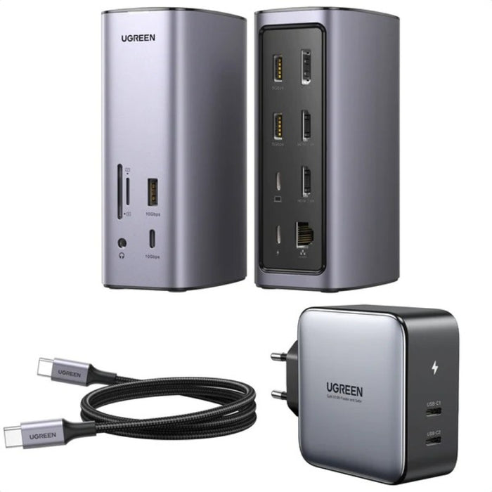 UGREEN 90325 USB C Triple Display Docking Station - PakByte Computers