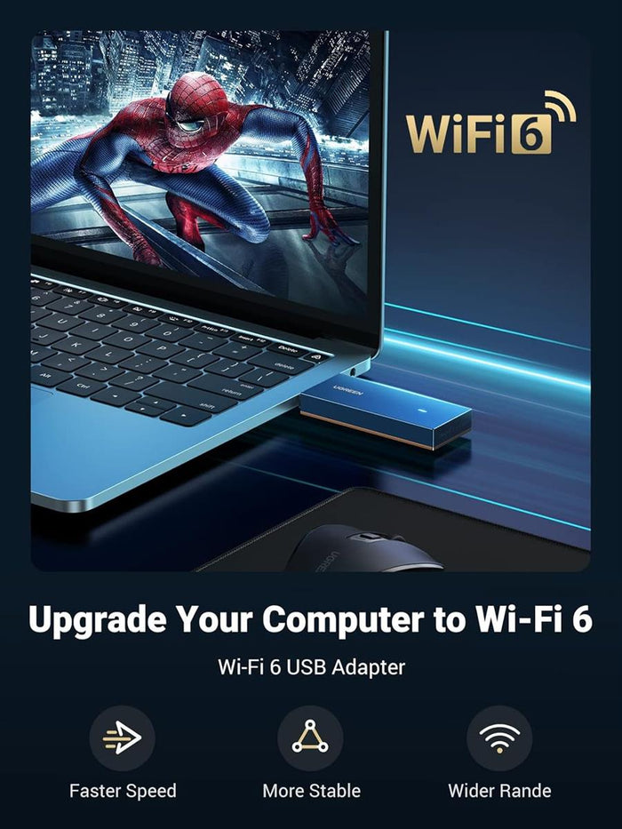 UGREEN AX1800 DualBand Wireless Adapter (Wi-Fi 6) - PakByte