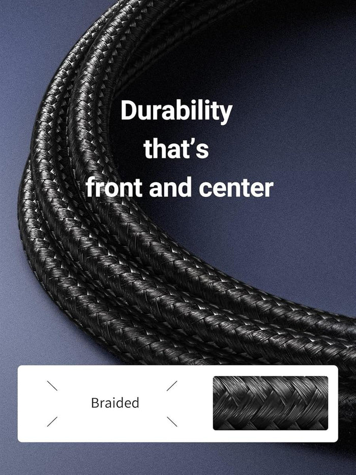 UGREEN Cat7 Pure Copper Ethernet Cable Braided 15m (Black) - PakByte