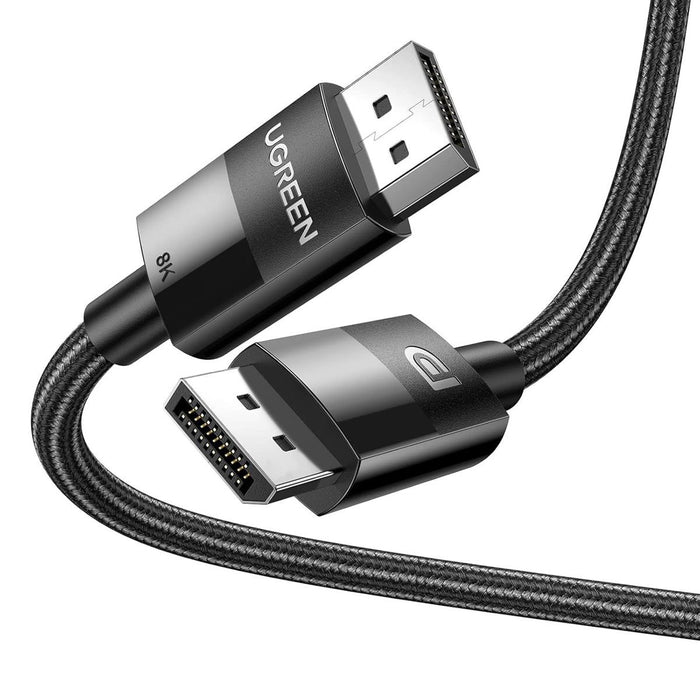 UGreen DisplayPort 1.4 Certified Cable 5M, 8k DisplayPort to DisplayPort Cable Nylon Braided DP to DP (8K@60Hz and 4K@144Hz) Support 32.4Gbps HDR HDCP Gaming Monitor Cable for Laptop PC TV - PakByte