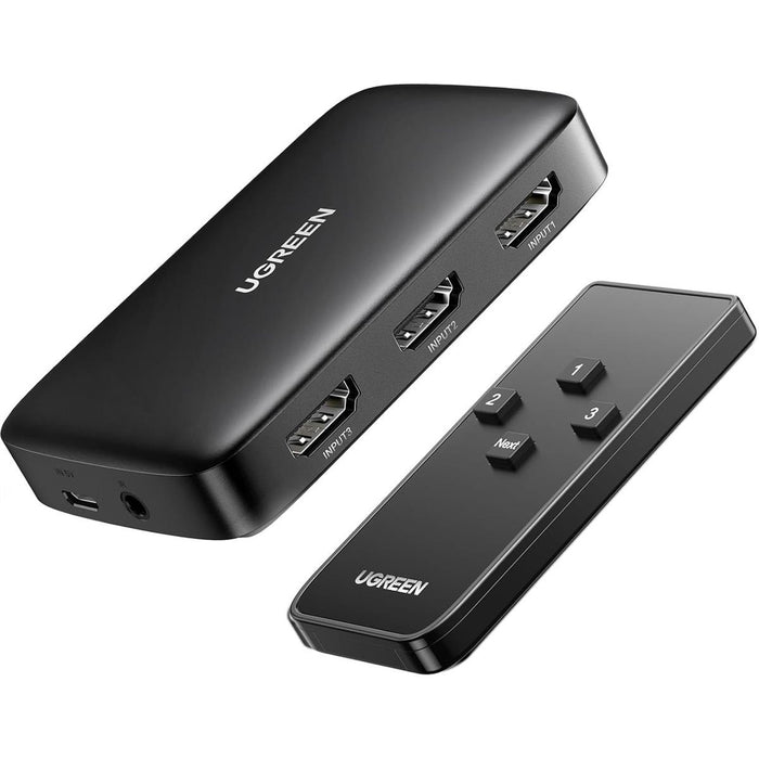 UGREEN HDMI Switcher 3 In 1 Out 4K@30HZ - PakByte