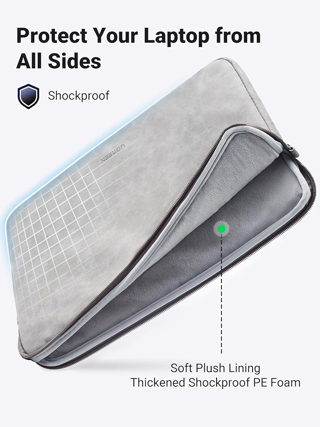 UGREEN Laptop Case Shockproof Water Resistant Laptop Sleeve for 14-15 Inch Laptops - PakByte Computers