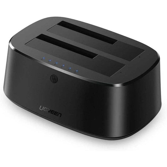 Ugreen USB 3.0 to SATA Dual-Bay Hard Drive Duplicator/Cloner Docking Station (EU) - PakByte