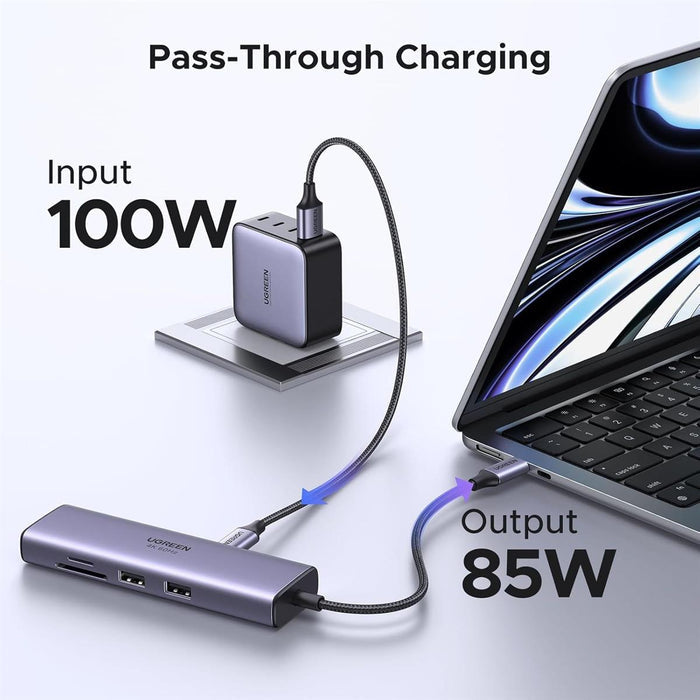 UGREEN USB-C Multifunction Adapter with Ethernet Interface (7- in-1) - PakByte