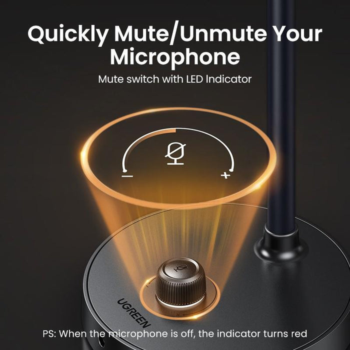 Ugreen USB Desktop Computer Microphone - PakByte