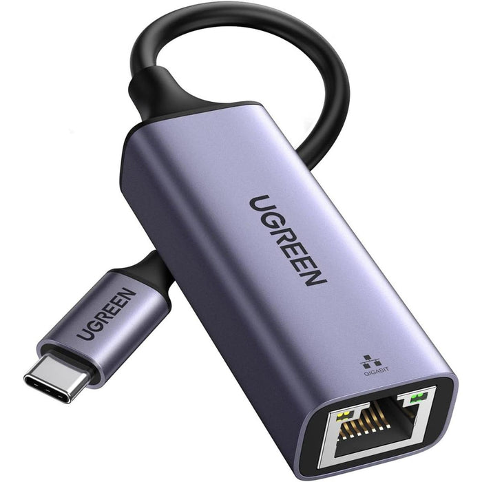 UGREEN USB Type C to 10/100/1000M Ethernet Adapter (Space Gray) - PakByte