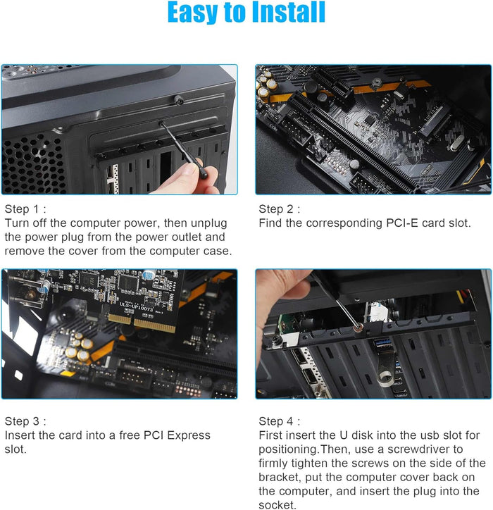 USB 3.0 7-Port Expansion Card