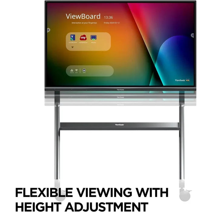 ViewSonic VB-STND-009 Slim Mobile TV Cart for 55 to 86" Screens