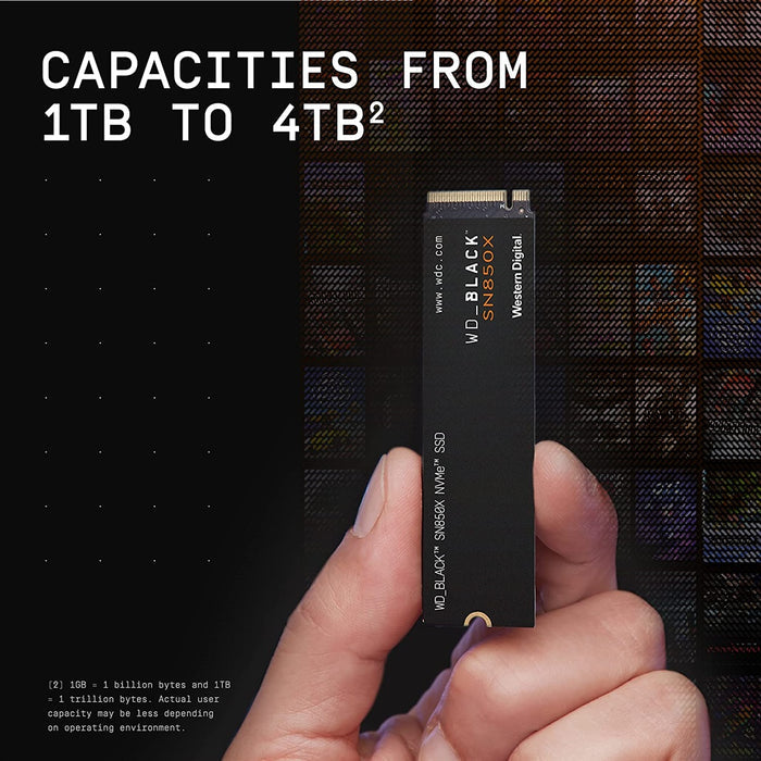 WD Black SN850X 1TB M.2 NVMe Gen4 SSD - PakByte Computers