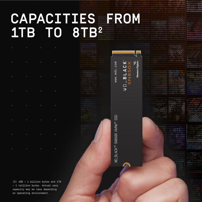 WD Black SN850X 1TB M.2 NVMe Gen4 SSD - PakByte Computers