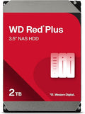 WD Red Plus 2TB NAS Internal Hard Drive 3.5" SATA - PakByte Computers