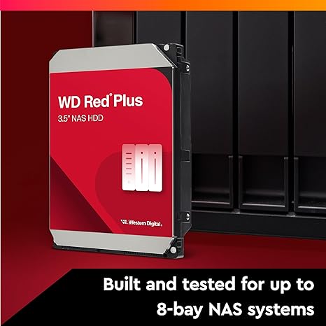 WD Red Plus 2TB NAS Internal Hard Drive 3.5" SATA - PakByte Computers