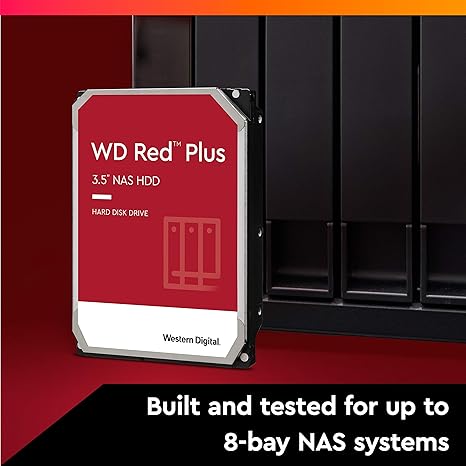 WD Red Plus 2TB NAS Internal Hard Drive 3.5" SATA - PakByte Computers