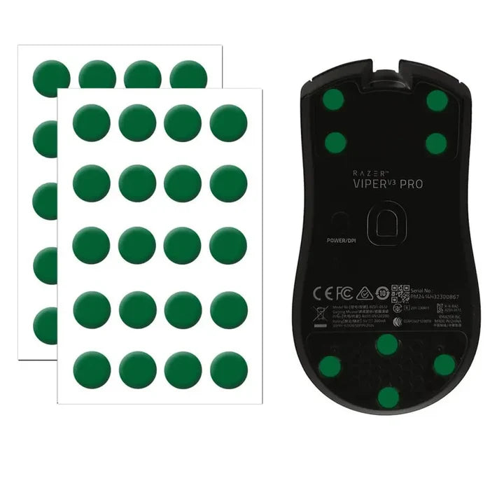 X-Raypad Jade Air DIY Mouse Skates D6.5mm Universal Dots-Quiet and Speed