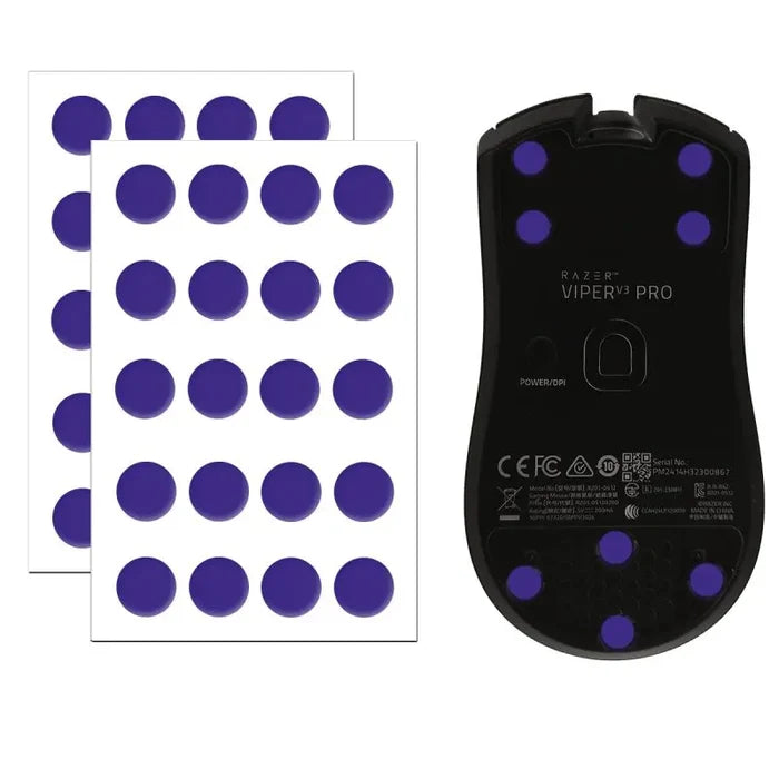 X-Raypad Obsidian Air DIY Mouse Skates Universal D6.5mm Dots – Quiet & Control