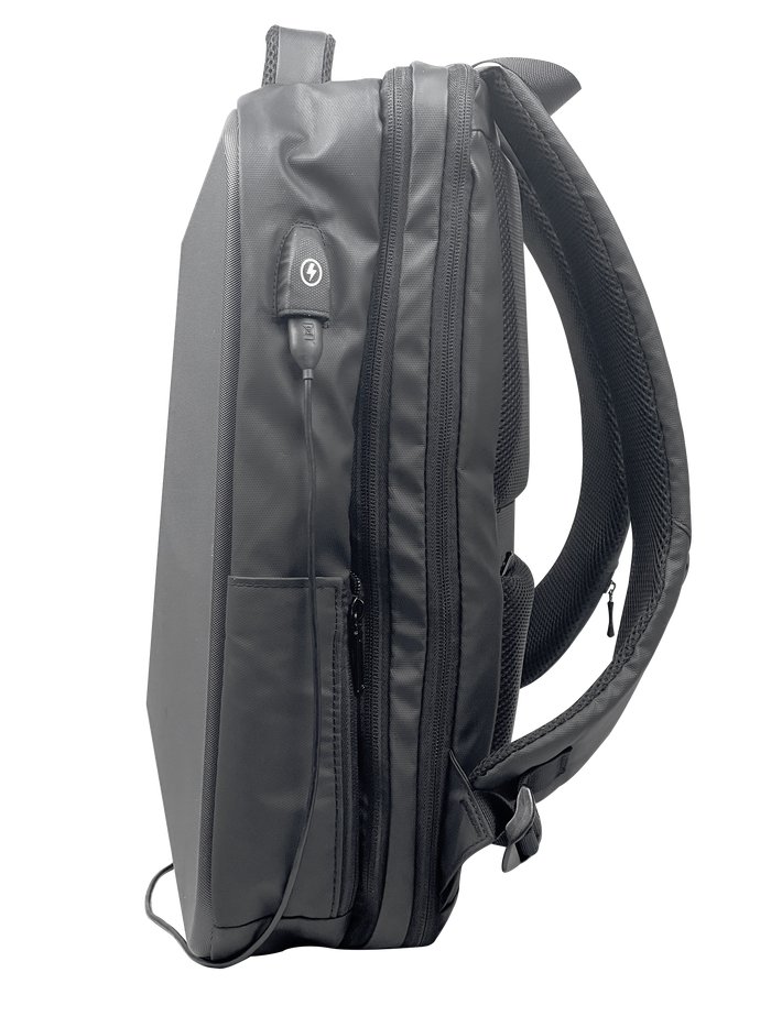 XOTIC PC Black Hardshell Anti Theft Waterproof Backpack