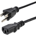 XOTIC PC Desktop Power Cable 3 Pin Connector Universal Power Cord