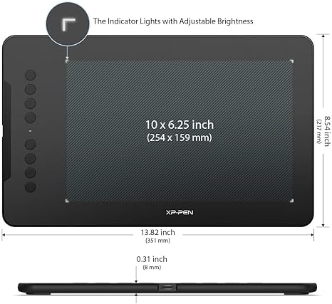 XP-Pen Deco 01 V3 10x6 Inch OSU Graphic Tablet for Chrome, PC, Mac, Android - PakByte Computers