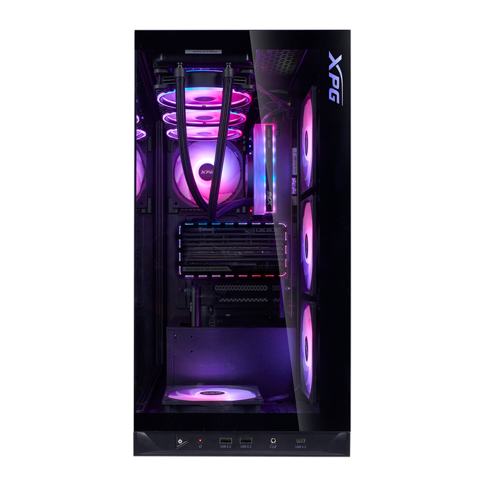 XPG Invader X BTF Mid-Tower ATX Gaming Case - Black - PakByte Computers