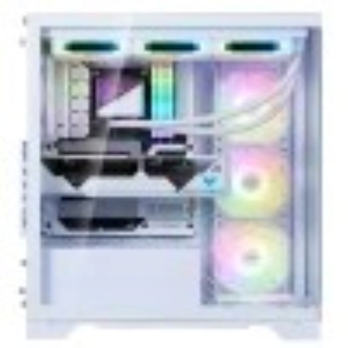 XPG Invader X BTF Mid-Tower ATX Gaming Case - White - PakByte Computers