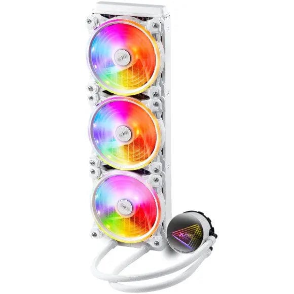 XPG Levante X 360 ARGB All-in-One Liquid CPU Cooler - White - PakByte Computers