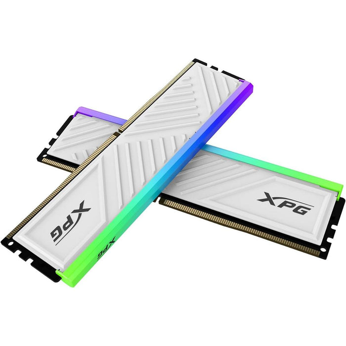 XPG Spectrix D35G RGB 32GB (2x16GB) 3600MHz C18 DDR4 DRAM Desktop Memory - White - PakByte Computers