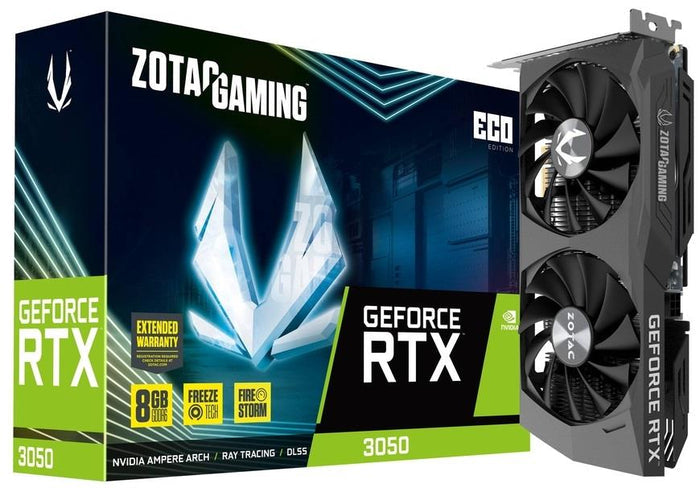 ZOTAC Gaming Gefore RTX 3050 ECO Edition 6GB GDDR6 Graphics Card - PakByte Computers